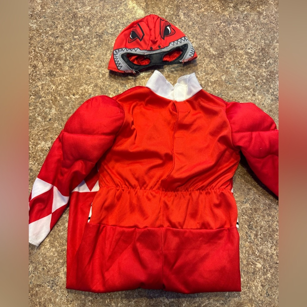 Toddler Red Power Ranger Costume - Picture 2 of 2